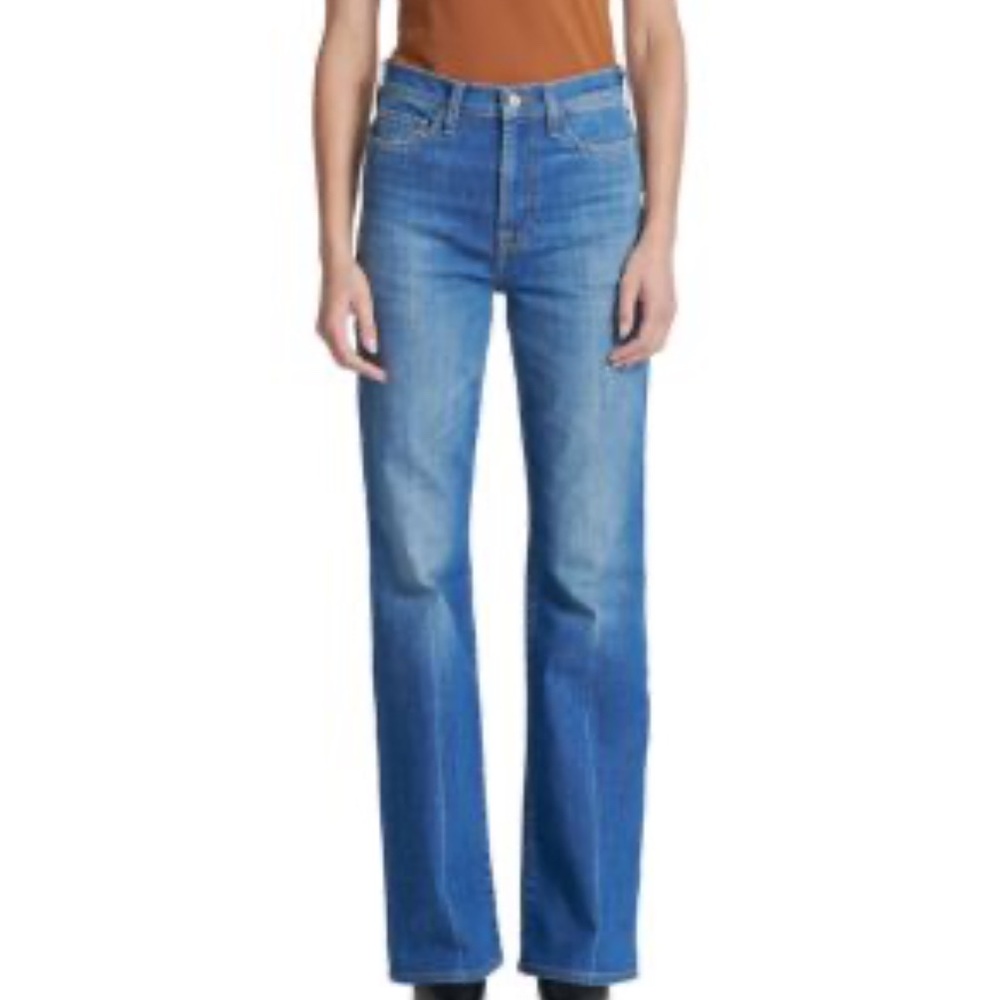 7 For All Mankind High Rise Easy Boot Cut Jeans | Garden Party | NWOT | Size 27